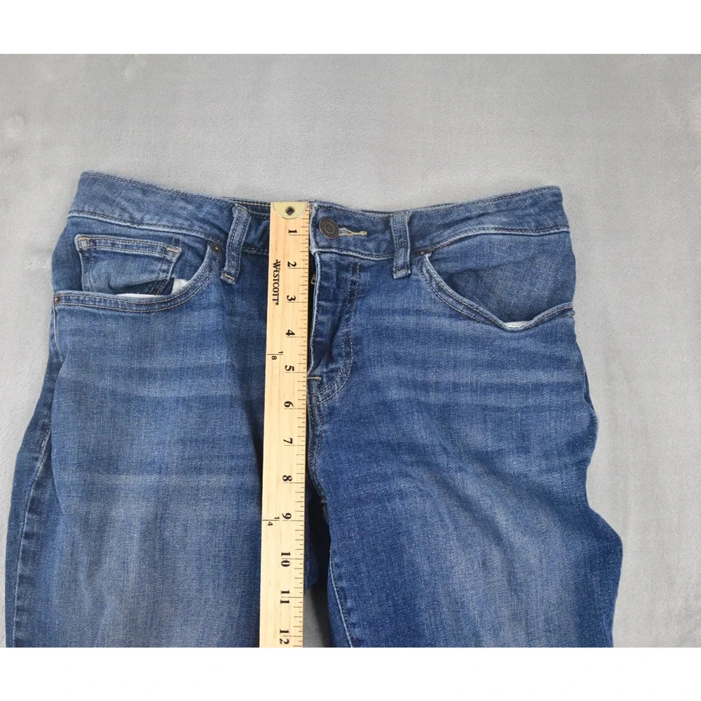 Lucky Brand Jeans Womens 10/30 (28x27) Lolita Skinny Low-Rise Blue Denim
